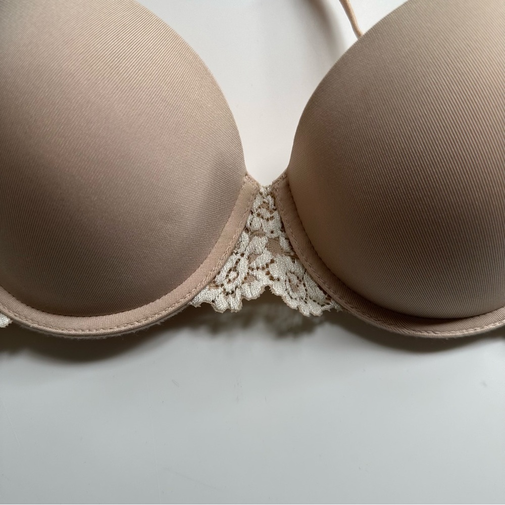 Wacaol Embrace Lace Petite Push Up Underwire Bra, Size 30C - Picture 7 of 13